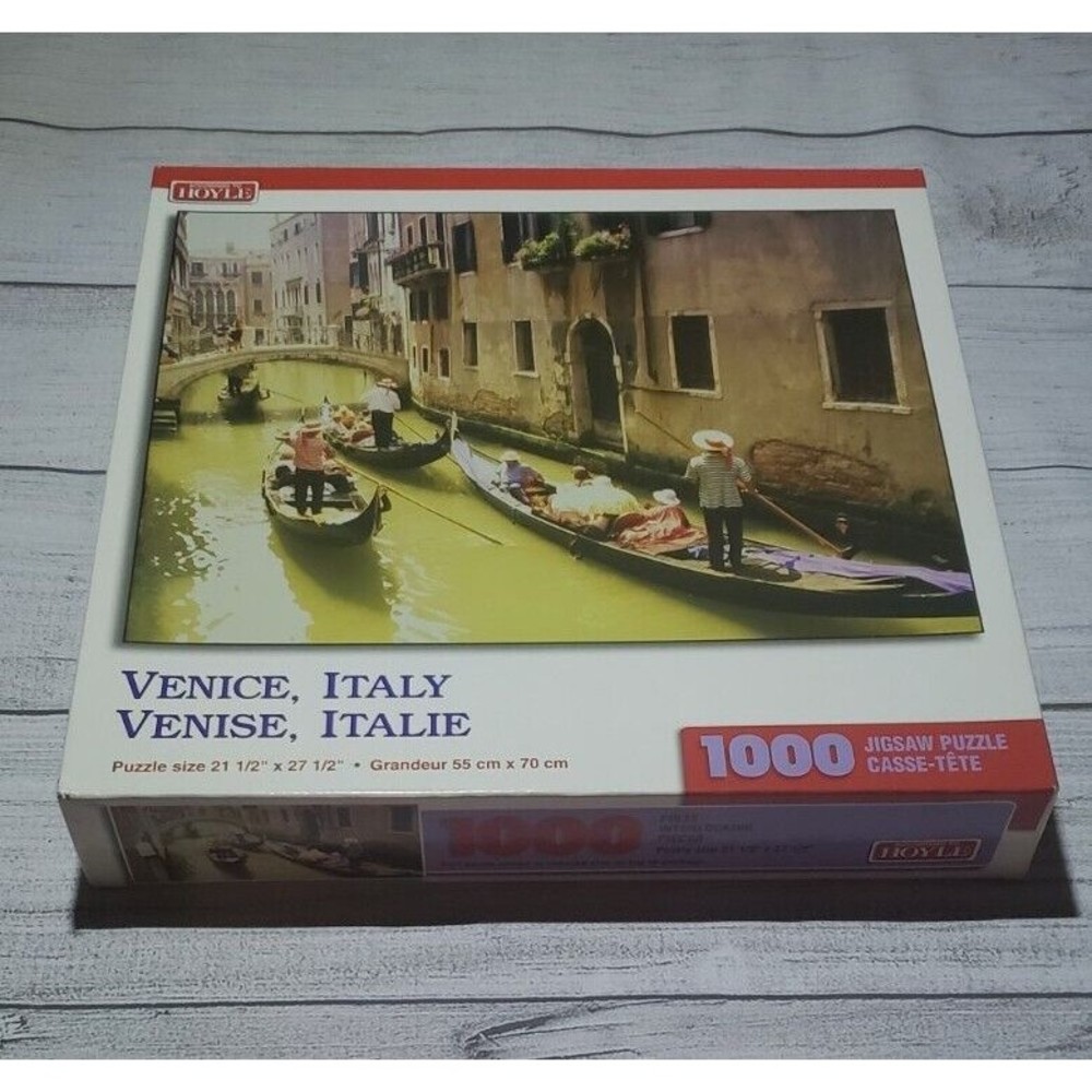 Vintage Hoyle Venice, Italy 1000pc Interlocking Pieces Puzzle New Old Stock